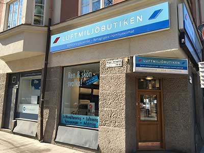 Luftmiljöbutiken, här kan du köpa värmepump och luftkonditionering
