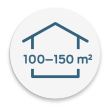 Hus 100 - 150 kvm