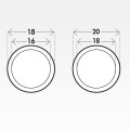 Dräneringsslang diameter