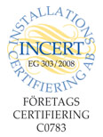 Incert företagscertifikat