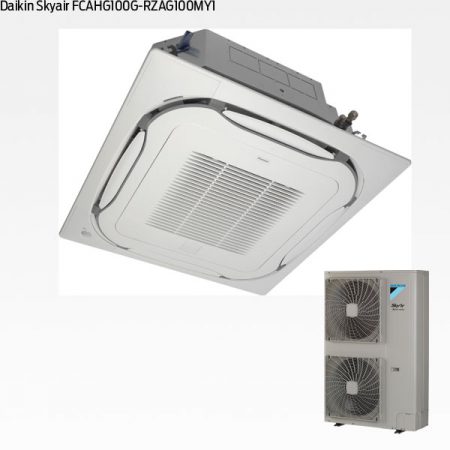 Daikin FCAHG100G rundblåsande kassett med utedel RZAG100MY1