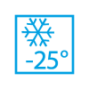 Ned till -25C