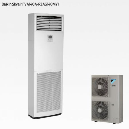 Daikin SkyAir FVA140A golvstående innedel med RZAG140MY1 utedel