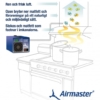 Airmaster BLC-4000D installation i frånluftsfläkt