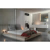 FTXA-BB Daikin Stylish Matt Svart installationsbild i sovrum