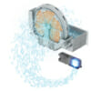 MCK55W luftbefuktning illustration av funktion
