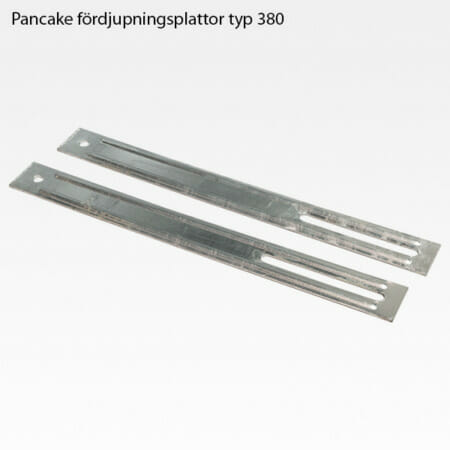 Fördjupningsplattor typ 380