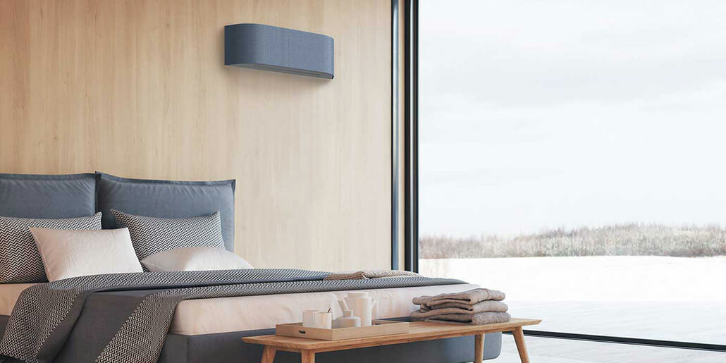 Haori blågrå installation