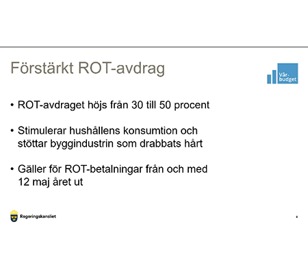 Höjt rot-avdrag